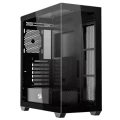 Gabinete Redragon Deflect Preto Vidro Temperado Mid Tower (CA-609B)