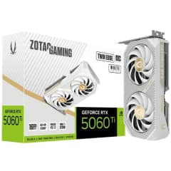 ZOTAC GeForce RTX 5060 Ti 16GB Twin Edge OC White DLSS 4 16GB GDDR7 128-bit SFF-Ready (ZT-B50620Q-10M)
