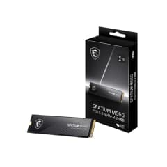 SSD MSI Spatium M560 1TB PCIe 5.0, M.2 NVMe, Leitura 10.200MBs e Gravação 8.400MBs (M5601TB)