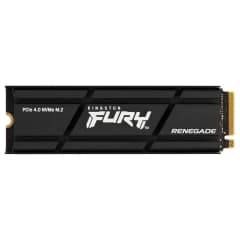 SSD Kingston Fury Renegade, 4TB, M.2 2280, PCIe 4.0 x4, NVMe, Leitura: 7300 MB/s, Gravação: 7000 MB/s, com Dissipador, Compatível com PS5 - (SFYRDK/4000G)