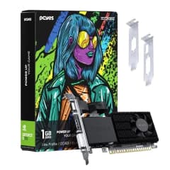 PCYes NVIDIA GeForce G210 Projeto Edge Low Profile, 1GB DDR3 (PPE210DR3SFBR)
