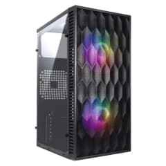 Gabinete Vinik Wave Preto Lateral Acrilico (GGWACBK)