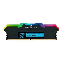 Memória Aitek Delta Neonpulse, RGB, 16GB (1X16GB), DDR5, 6400MHZ, Cl38, PRETO (DELTA-ME6416)