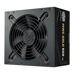 Fonte Cooler Master MWE GOLD 650 V3, 650W, ATX 3.1, 80 Plus Gold, Preto (MPE-6502-ACAAG-3BBR)
