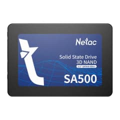 SSD Netac SA500, 480GB, 2.5" Sata III 6GB/s Leitura 520MB/s Gravação 450MB/s Preto (NT01SA500-480-S3X)