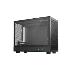 Gabinete DeepCool CH160 Plus Mini Case, Micro ATX, Preto (R-CH160-BKNGM0-G)