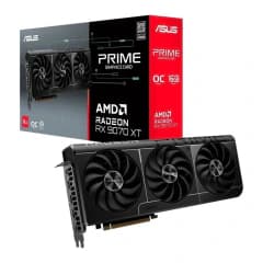 Asus Prime RX 9070 XT O16G AMD Radeon, 16GB, GDDR6, Axial-tech, OpenGL 4.6 (90YV0L71-M0NA00)