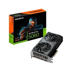 Gigabyte RTX 5060 WINDFORCE OC 8G NVIDIA GeForce, 8GB GDDR7, 128bits, DLSS, Ray Tracing (GV-N5060WF2OC-8GD)