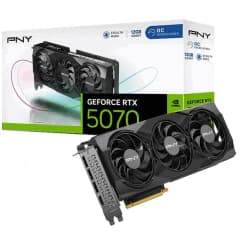PNY NVIDIA GeForce RTX 5070 OC, 12GB, GDDR7, DLSS, Ray Tracing (VCG507012TFXPB1-O)