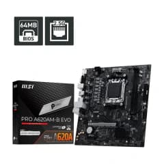 MSI PRO A620AM-B EVO, AMD AM5, mATX, DDR5 (911-7E36-002)