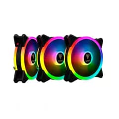 Kit Fan Gamdias, AEOLUS M2-1203 LITE c/ 3 Unidades, ARGB, 120mm, Hidráulico, 1200RPM (M2-1203Lite)
