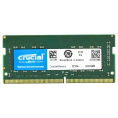 Memória Para Notebook Crucial 8GB, 3200MHz, DDR4 CL22 1.2V (CB8GS3200)