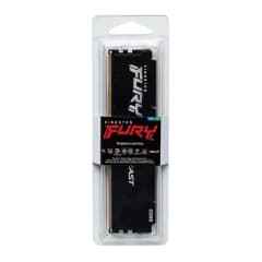 Memória Kingston Fury Beast 16GB, 6000MT/s, DDR5, DIMM, CL30, XMP/AMD EXPO, Preto (KF560C30BBE-16)