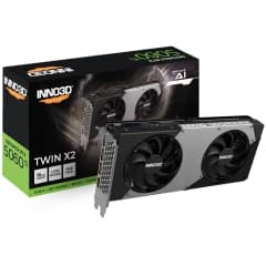 INNO3D NVIDIA GeForce RTX 5060 Ti TWIN X2, 16GB, GDDR7, DLSS, Ray Tracing (N506T2-16D7-191073N)