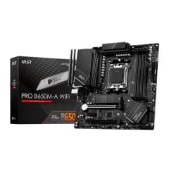 MSI PRO B650M-A WIFI, Chipset B650, AMD AM5, mATX, DDR5 (911-7D77-001)