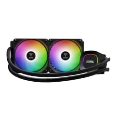 Water Cooler Gamdias Aura GL 240 Lite, 240mm, ARGB, Intel/AMD, Preto