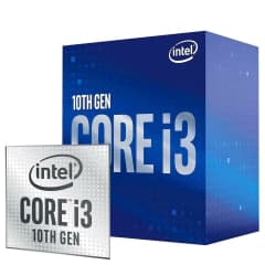 Intel Core i3-10100F 3.6GHz (4.30GHz Turbo) 10ª Geração 4-Cores 8-Threads Cache 6MB LGA 1200 (BX8070110100F)