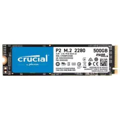 SSD Crucial P2 500GB M.2 NVMe Leituras: 2300Mb/s e Gravações: 940Mb/s (CT500P2SSD8)