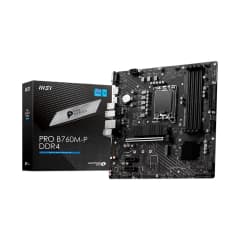 MSI PRO B760M-P DDR4 ProSeries, LGA 1700, DDR4, PCIe 4.0, M.2, Gbps LAN, USB 3.2 Gen2, mATX (911-7E02-006)