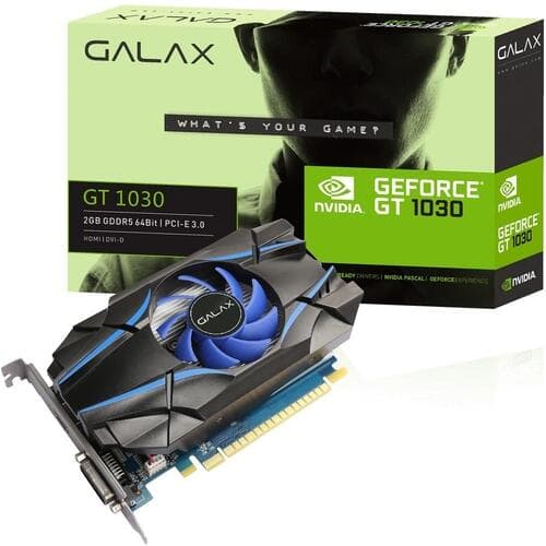 Placa de V�deo VGA Galax NVIDIA GeForce GT1030 2GB GDDR5 64Bits