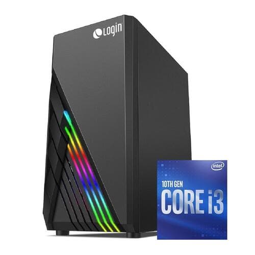 Pc Gamer Login Intel Core i3 10100 3.6 GHz (Max. 4.3 GHz) 240GB SSD 8GB DDR4 3200MHz Linux