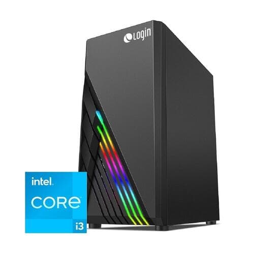 Pc Gamer Login Intel Core i3 12100 3.3Ghz (Max. 4.3Ghz) 8Gb Ram 3200Mhz 240Gb SSD Linux