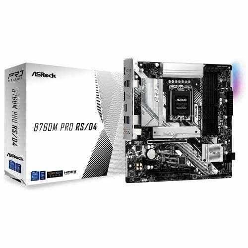 ASRock Placa M�e B760M PRO RS Micro Atx LGA 1700 Ddr5