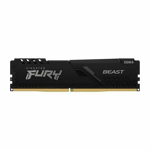 Mem�ria Kingston Fury Beast 8GB DDR4 3200Mhz Preto - KF432C16BB/8