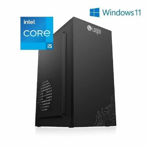 Computador Login Intel Core i5 12400 2.5Ghz (Max. 4.4Ghz) 8Gb Ram 3200Mhz 256Gb NVMe M.2 SSD Windows 11 Home