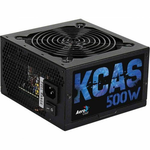 Fonte Aerocool Gamer 500W 80 Plus Bronze PFC Ativo KCAS