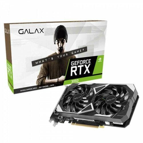 Placa de V�deo Galax GeForce RTX 3050 EX V2, 6GB, GDDR6, 96 Bits - 35NRLDHP9OID
