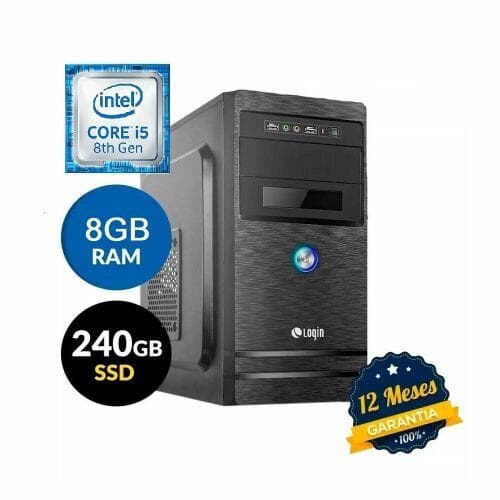 Computador Login Intel Core i5 6400T 2.0 GHz 8Gb SSD 240Gb Linux