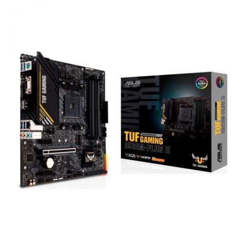 Placa-M�e ASUS TUF GAMING A520M-PLUS II microATX, AM4, DDR4, PCIe 3.0, M.2, HDMI, Aura Sync - 90MB17G0-M0EAY0
