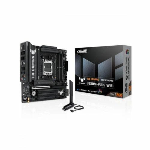 Placa-M�e ASUS TUF GAMING B850M-PLUS WIFI mATX, AM5, DDR5, PCIe 5.0, Wi-Fi 6E - 90MB1IY0-M0EAY0