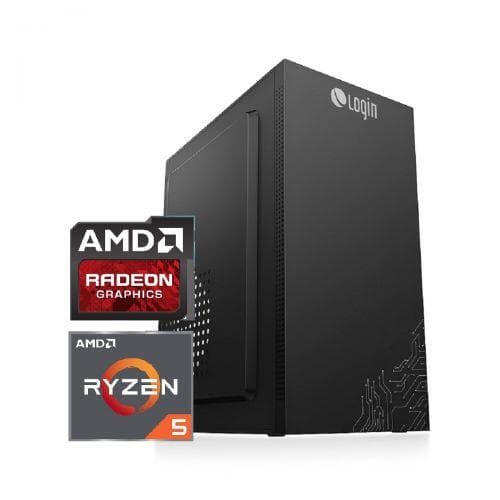 Computador Login AMD Ryzen 5 5600GT, Gr�ficos Radeon , 8Gb 3200MHz, SSD 256Gb (NVMe M.2), Linux