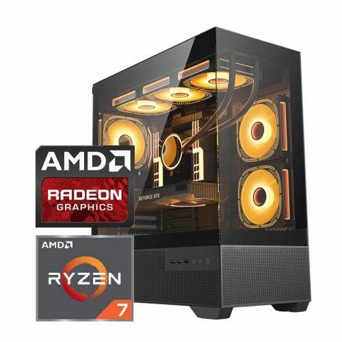 PC Gamer Login AMD Ryzen 7 5700G, Radeon Graphics, 16GB DDR4, SSD M2 512GB, Fonte 750W 80 Plus Bronze, Linux