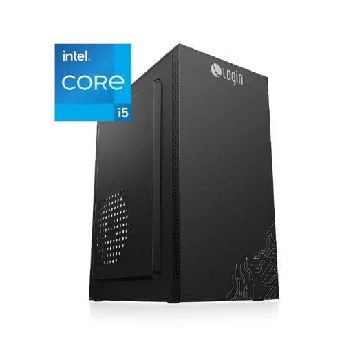 Computador Login Intel Core i5 12400f 2.5Ghz (Max. 4.4Ghz) 8Gb Ram 3200Mhz 256Gb NVMe M.2 SSD, Linux