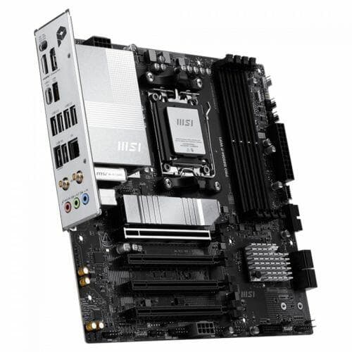 Placa M�e MSI PRO B850M-P WIFI, AMD AM5, mATX, DDR5, Bluetooth, Preto
