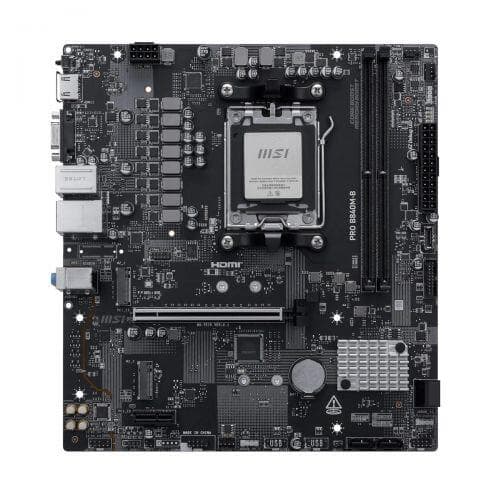 Placa M�e Msi Pro B840m-b, Amd Am5, Matx, Ddr5