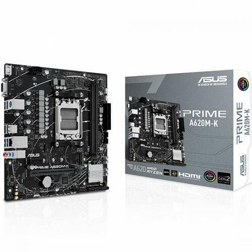 Placa M�e Asus Prime A620M-K, Chipset A620, AMD AM5, MATX, DDR5, 90MB1F40-M0EAY0