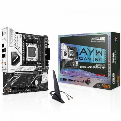 Placa-M�e Asus B850M AYW Gaming WiFi AMD AM5 DDR5 mATX - 90MB1LW0-M0EAY0