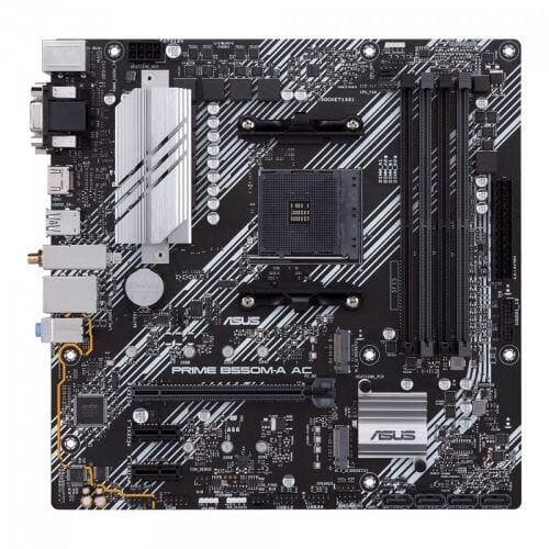 Placa M�e Asus Prime B550m-a Ac, AMD Am4, Matx, DDR4