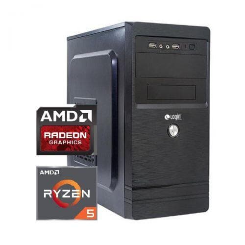 Computador Login AMD Ryzen 5 PRO 5655G, Gr�ficos Radeon , 8Gb 3200MHz, SSD 256Gb (NVMe M.2), Linux