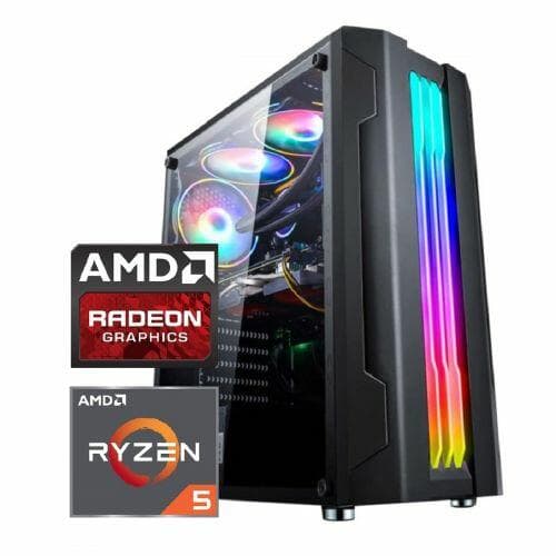PC Gamer Login AMD Ryzen 5 5600GT, 16Gb DDR4 3200MHz, SSD 512Gb, Radeon Graphics, Fonte 500W 80 Plus Bronze, Linux