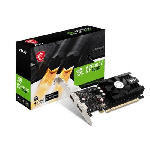 Placa de V�deo MSI GeForce GT 1030 4GB DDR4 Low Profile