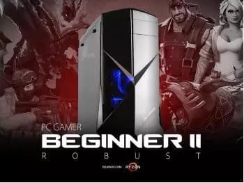 PC Gamer Beginner III - AMD Lite Edition (AMD Ryzen 5 3400G, 8GB DDR4-2666, 240GB SSD, Radeon RX Vega 11)