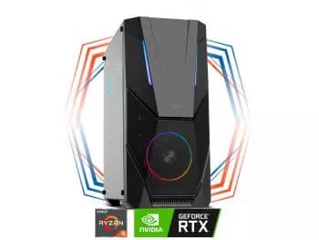PC Gamer Nox Inifinity Light AMD Edition (AMD Ryzen 5 5600X, 8GB DDR4, AMD A520, 500GB SSD NVMe, Geforce RTX 3060Ti 8GB, 600W 80PLUS)