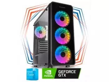 PC Gamer Velztorm III Light Intel Edition (Intel Core i3-12100F, 8GB DDR4-2666, Intel H610, 240GB SSD, GeForce GTX 1660 6GB, 500W 80 PLUS)