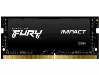 Memória Notebook Kingston Fury Impact Black 8GB DDR4 SO-DIMM 3200MHz 1.2V