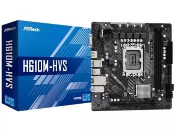 Placa Mãe ASRock H610M-HVS (LGA 1700/Intel H610)